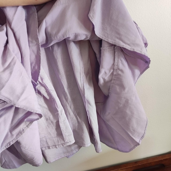 Do+Be Lilac Ruffled One Shoulder Mini Dress - Picture 8 of 8